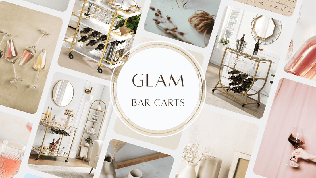 Best Glam Bar Carts For Wine Enthusiasts now on Amazon (Updated Summer 2023)