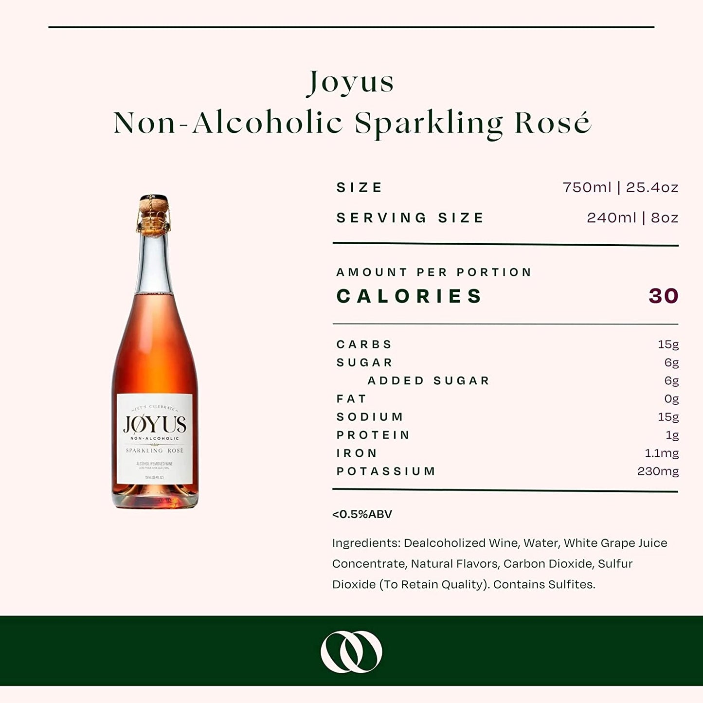 Joyus Non-Alcoholic Sparkling Rose
