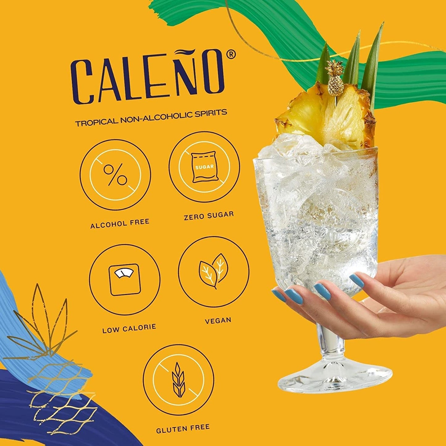 Caleño Light and Zesty - Non-Alcoholic Distilled Spirit, Infused with Juniper and Inca Berry