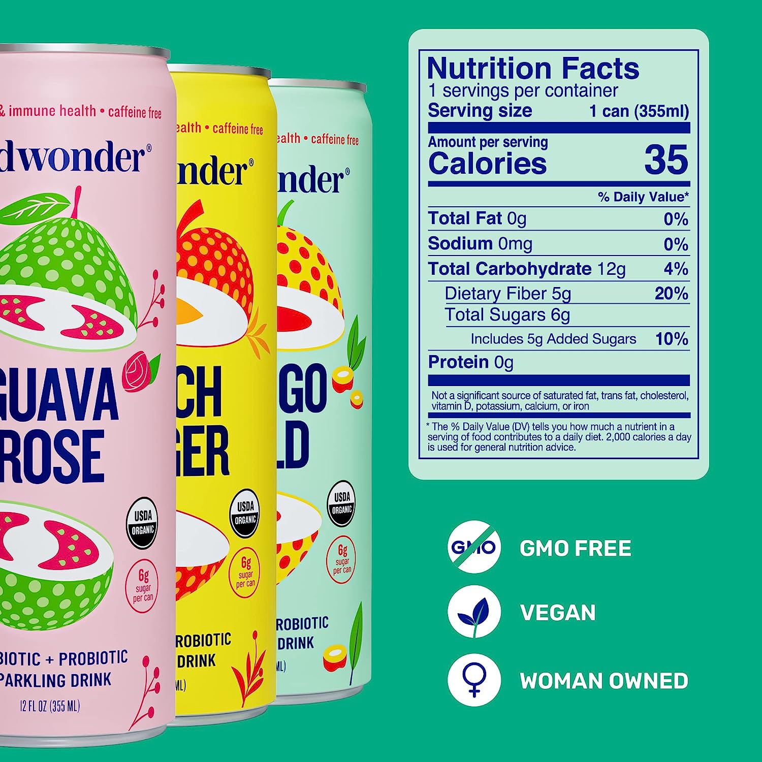 Wildwonder Probiotic Juice Drink, Variety Pack – Drycraft Drinks